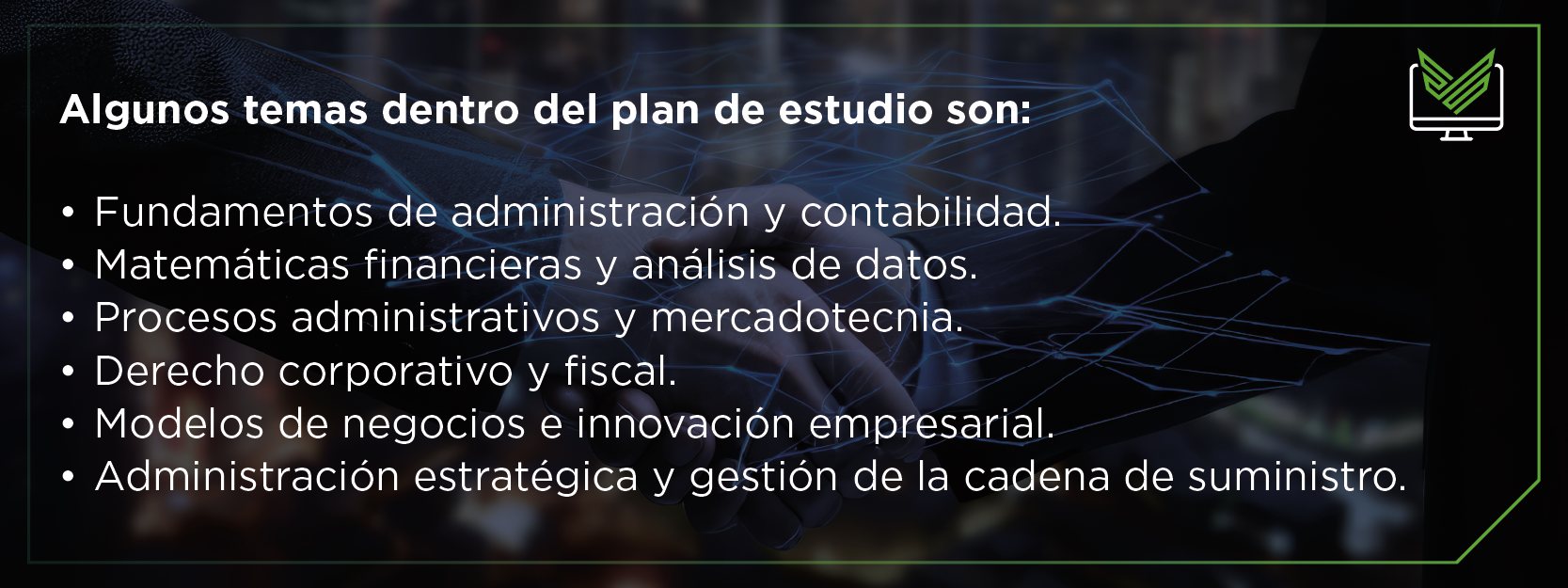 PLAN DE ESTUDIOS GESTIÓN DE EMPRESAS