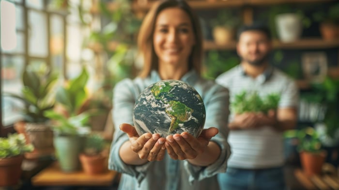 couple-holding-globe-with-man-woman-holding-hands
