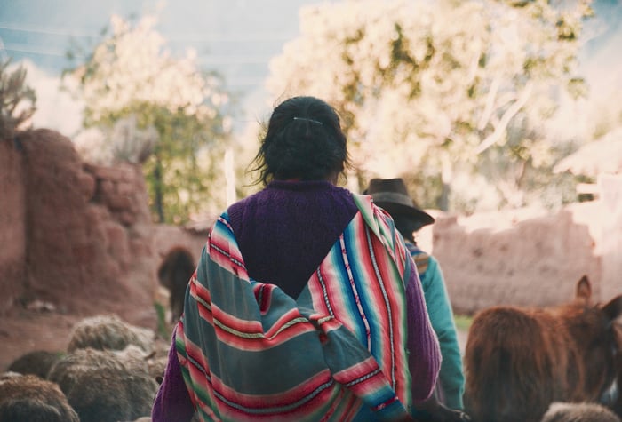 vista-trasera-de-una-mujer-caminando-por-el-campo